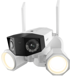 Camera de supraveghere WiFi Reolink DUO Floodlight WiFi cu lentile duble rezolutie 8MP detectare Persoana/Vehicul doua reflectoare LED 