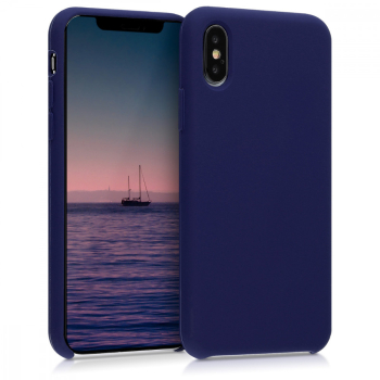 Husa pentru Apple iPhone X / iPhone XS Silicon Albastru 46313.182 