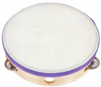 Tamburina Toba Millenium 8 Tambourine Natural Skin 