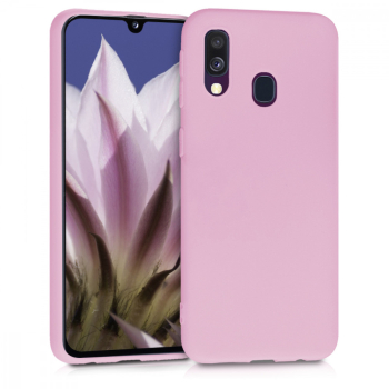 Husa pentru Samsung Galaxy A40 Silicon Roz 48547.52 