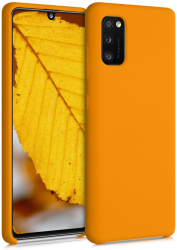 Husa pentru Samsung Galaxy A41 Silicon Portocaliu 52301.201 