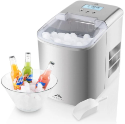 Aparat de facut cuburi de gheata ETA Glacial 8784 90000 rezervor 2.1 litri 120 W otel inoxidabil