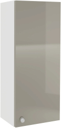 Corp Baie haaus Zaria Suspendat 1 Usa Gri Lucios/Alb MDF L 30 x l 22 x H 72 cm