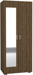 Dulap Nero 2 Usi oglinda Stejar Bronz 80 x 52 x 200 cm 
