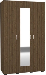 Dulap Nero 3 Usi oglinda Stejar Bronz 120 x 52 x 200 cm 