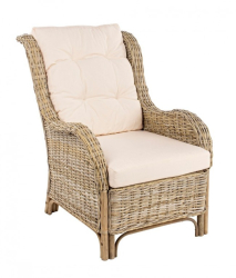 Fotoliu rattan natur Sabine 71x97x98 cm 