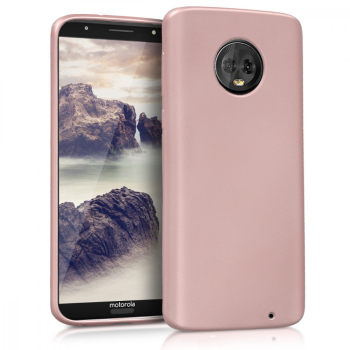 Husa pentru Motorola Moto G6 Plus Silicon Roz 44614.31 