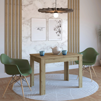 Masa bucatarie haaus Zeta Stejar Artisan 102 x 69 x 75 cm 