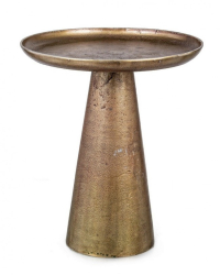 Masuta cafea metal auriu vintage Kulvir Ø 39 cm x 46 h 