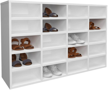 Pantofar haaus Tisso 20 Rafturi Alb 104 x 30 x 68 cm 