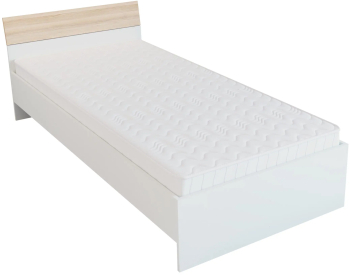Pat haaus Leco 200 x 90 cm saltea spuma inclusa Alb/Ulm 