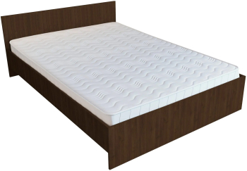 Pat haaus Remi 200 x 140 cm saltea spuma inclusa Wenge 