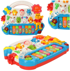 Pian Educational Cu Sunete De Animale De Ferma Plastic 18 M+ 20 x 24 cm Multicolor