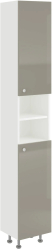Soldat Baie haaus Zaria 2 Usi Gri Lucios/Alb MDF L 30 x l 27 x H 190 cm 