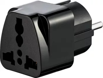 Adaptor priza universal negru 