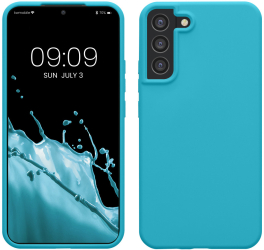 Husa Kwmobile pentru Samsung Galaxy S22 Plus Albastru Silicon 56761.205 