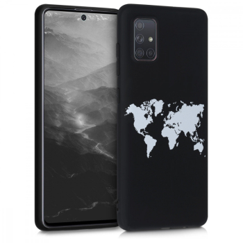 Husa pentru Samsung Galaxy A71 Silicon Negru 51207.03 