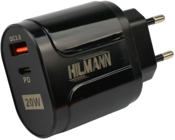 Incarcator rapid HILMANN 20W USB-A si USB-C 