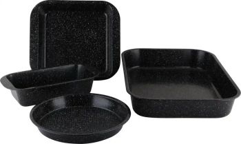 Set 4 tavi pentru copt acoperire anti aderenta Royalty Line RL-4BS 
