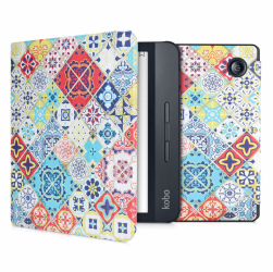 Husa pentru Kobo Libra H2O Piele ecologica Multicolor 50300.15 