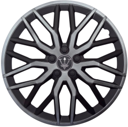Set 4 Capace Roti Model EVO Universale pentru Roti cu Diametrul de 15&rdquo Culoare Negru si Gri 