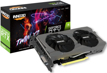 Placa video Inno3D GeForce RTX 3050 Twin X2 8GB GDDR6 128-bit 