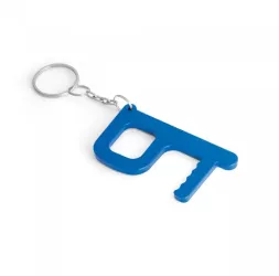 Breloc multifunctional deschidere usi albastru 38 x 69 x 5 mm model simplu 