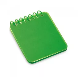 Caiet de notite portabil de buzunar verde 70 x 80 mm 