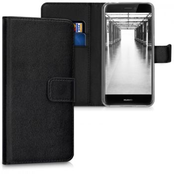 Husa pentru Huawei P9 Lite 2017 Piele ecologica Negru 40890.01 