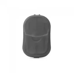 Kit sapuniera 20 foi de sapun 70 x 43 x 16 mm model simplu negru 