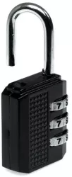Lacat din metal cu cifru 999 combinatii 3 linii negru 5.5 x 3 x 1 cm 