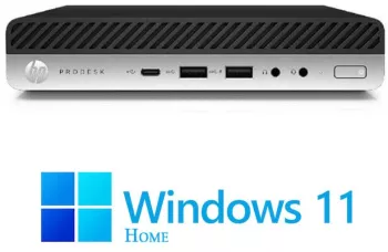 Mini PC HP ProDesk 600 G4 Hexa Core i5-8500T 16GB DDR4 SSD Win 11 Home 