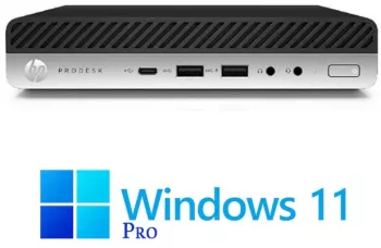 Mini PC HP ProDesk 600 G4 Hexa Core i5-8500T 16GB DDR4 SSD Win 11 Pro 