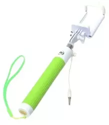 Selfie stick 1 Metru model simplu metal clema prindere verde