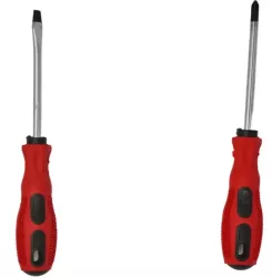 Set 2 surubelnite cruce ph1 si dreapta 5 mm rosu negru 
