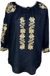 Bluza dama casual R262 marime 2XL negru 