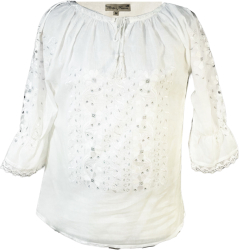 Bluza dama R 25 marime 2XL alb/argintiu 