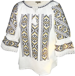 Bluza dama R 25 marime 2XL alb/bej 