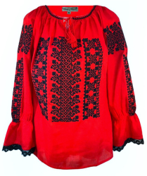 Bluza dama R 25 marime 2XL rosu 