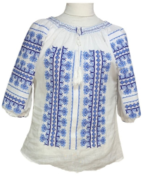 Bluza dama tip ie R21 marime 2XL alb/bleu 