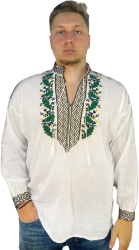 Bluza tip ie barbati RB 364 marime L alb/verde spring 
