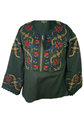 Bluza tip ie dama RBIB marime 2XL verde/rosu 