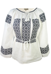 Bluza tip ie RIAG marime 2XL alb/negru glossy 