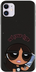 Husa din silicon compatibila cu Apple iPhone 11 - model Not Your Type 