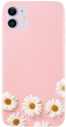 Husa din silicon compatibila cu Apple iPhone 11 - model Pink 101 