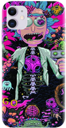 Husa din silicon compatibila cu Apple iPhone 11 - model Rick And Morty