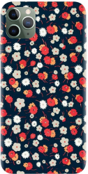 Husa din silicon compatibila cu Apple iPhone 11 Pro Max - model Floral Colorat 