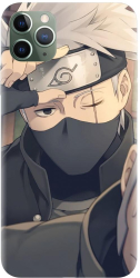 Husa din silicon compatibila cu Apple iPhone 11 Pro - model Anime Hajnal Kakashi 