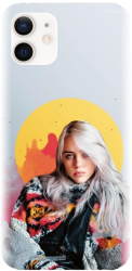 Husa din silicon compatibila cu Apple iPhone 12 Mini - model Billie Eilish 