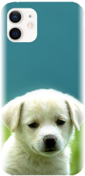 Husa din silicon compatibila cu Apple iPhone 12 Mini - model Puppy Style 